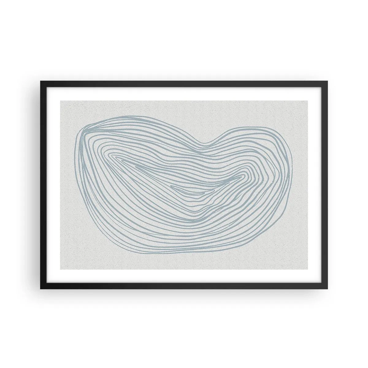 Poster in black frame - Smile of a Drop - 70x50 cm