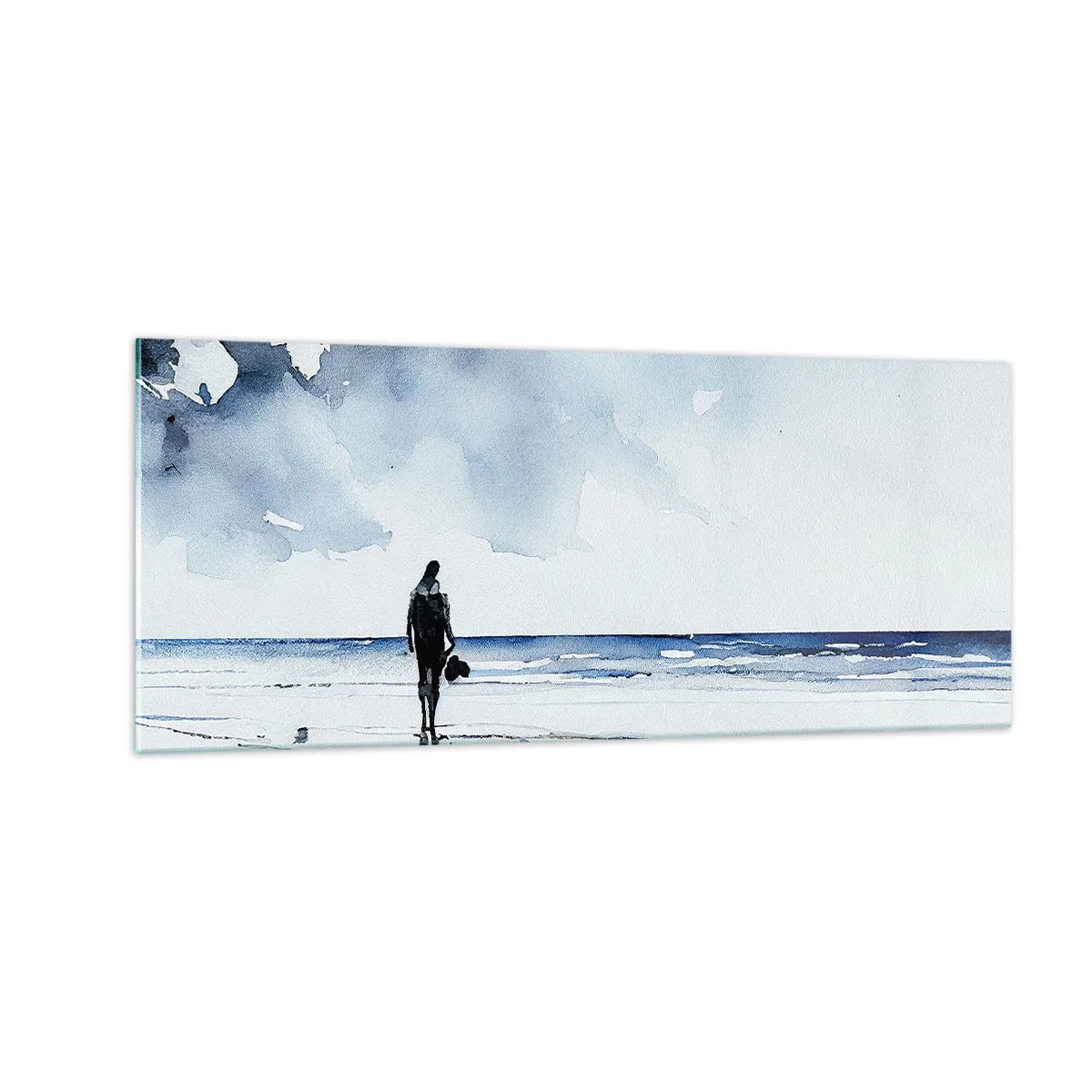 Glass picture - Conversation with the Sea - 100x40 cm