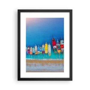 Poster in black frame - From Bird's Eye View - 30x40 cm