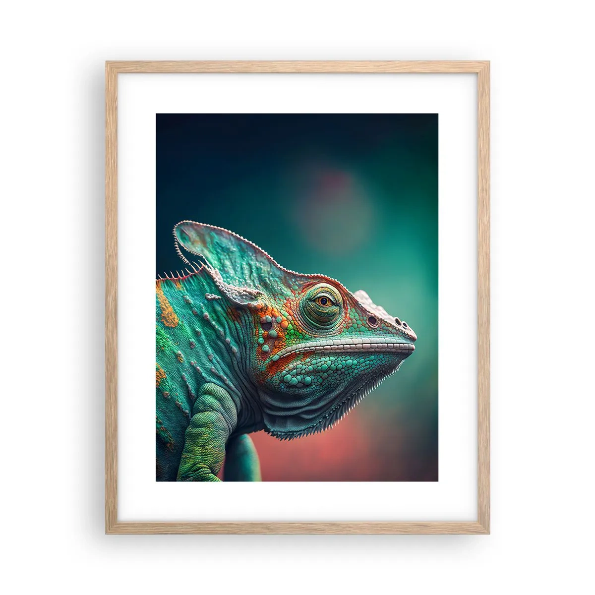 Poster in light oak frame - Can You See Me? That's Too Bad... - 40x50 cm