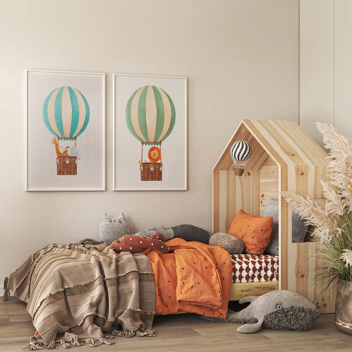 Balloon flight - Inspiration for a children's room