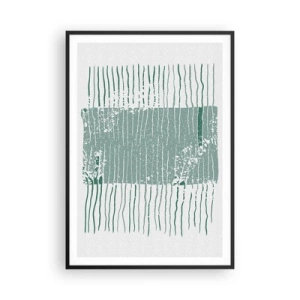 Poster in black frame - Sea Abstract - 70x100 cm