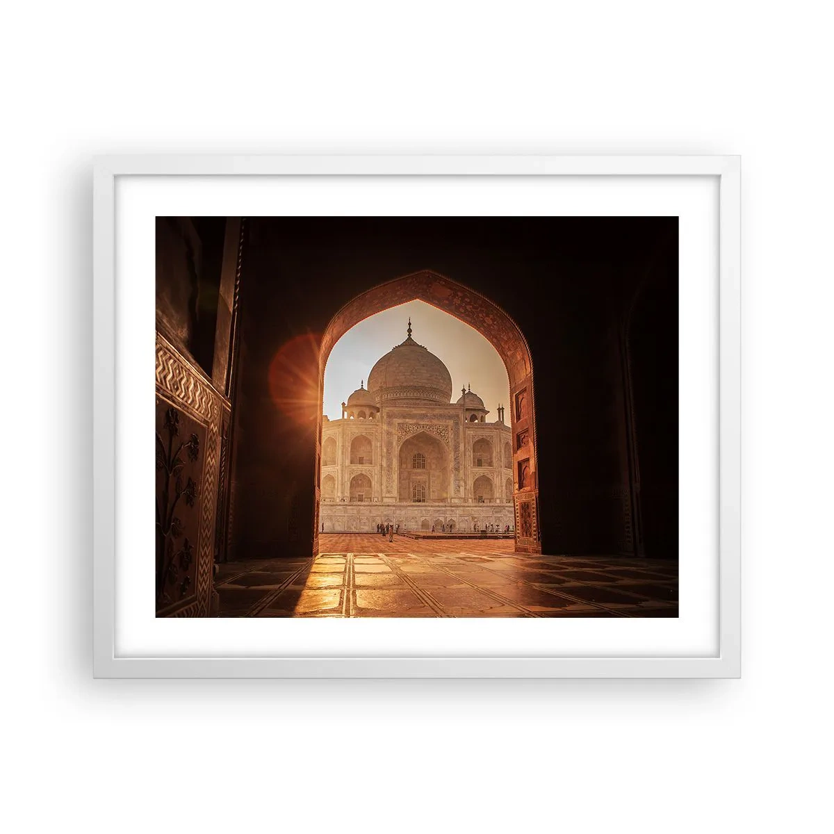 Poster in white frmae - Monument of Unearthy Love - 50x40 cm