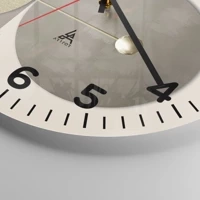 Clock face with numbers