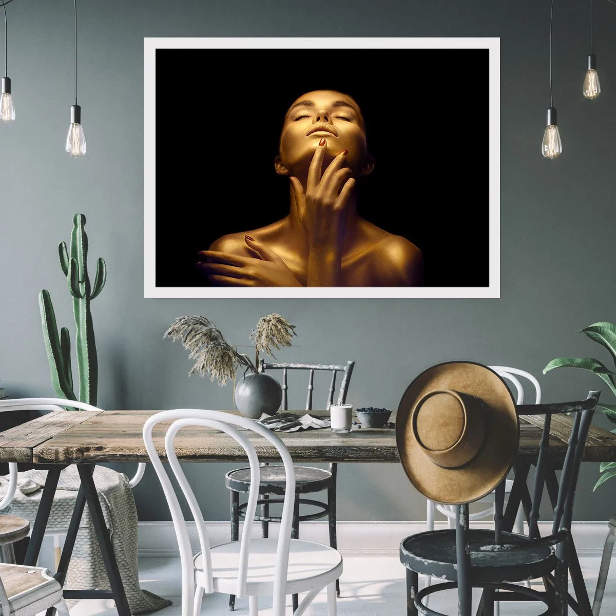 Poster - Like Golden Silk - 91x61 cm