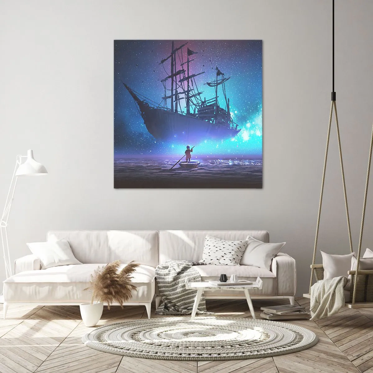 Canvas picture - Encounter with a Sea Myth - 40x40 cm