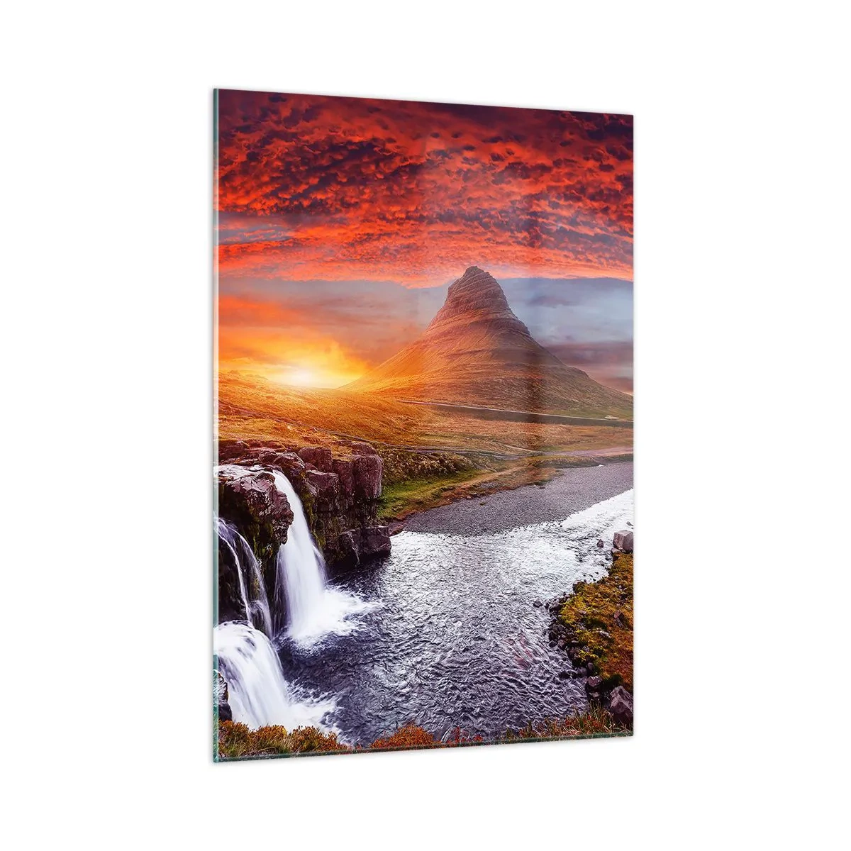 Glass picture - View of Middle-Earth - 50x70 cm