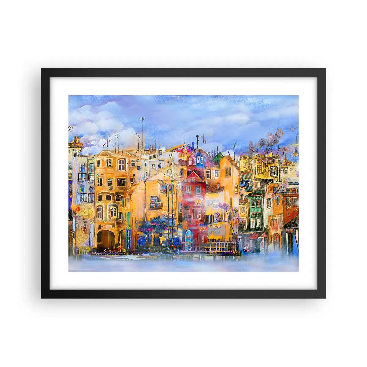 Poster in black frame - We Are Together - 50x40 cm