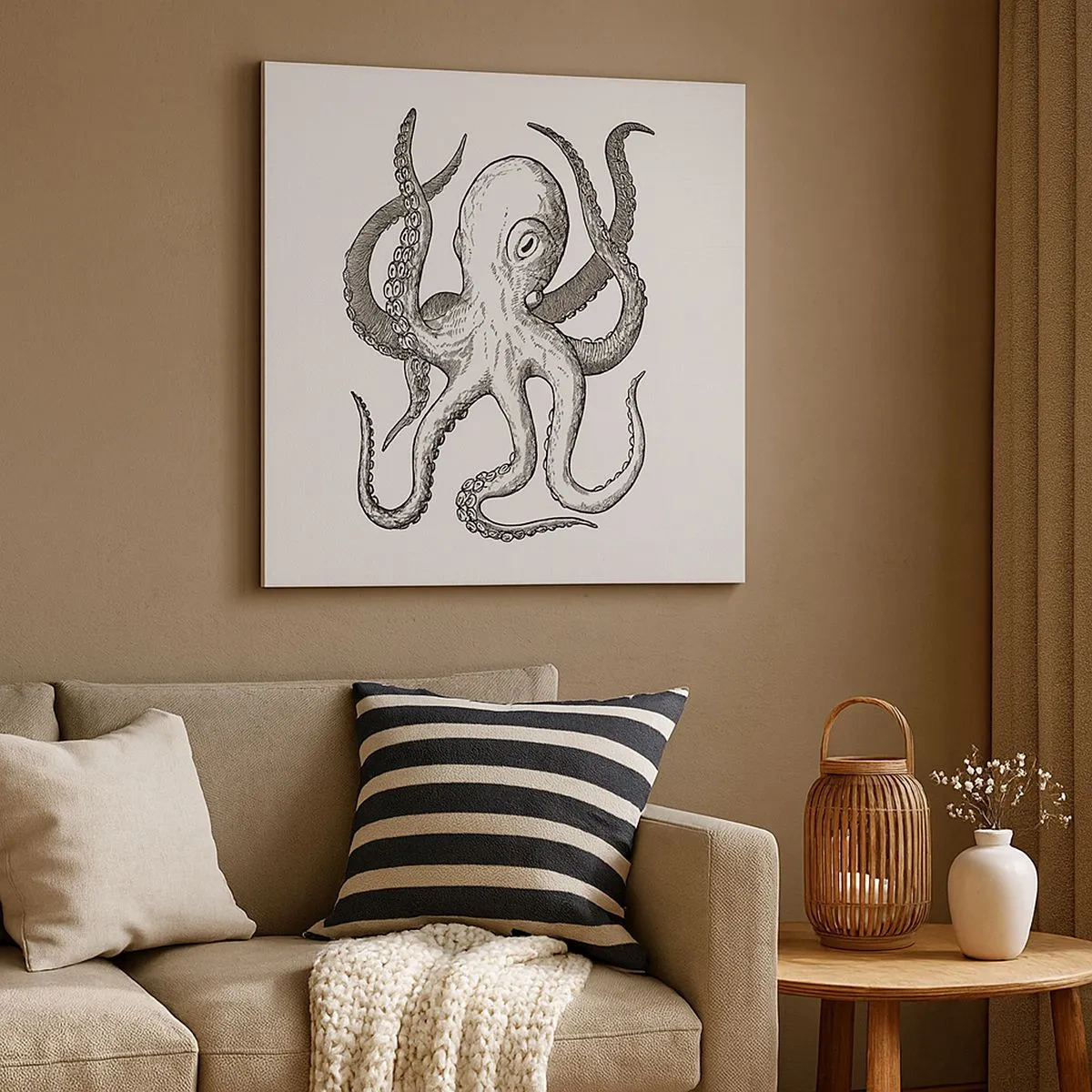 Canvas picture - Dancing with the Waves - 30x30 cm