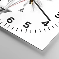 Clock face with numbers