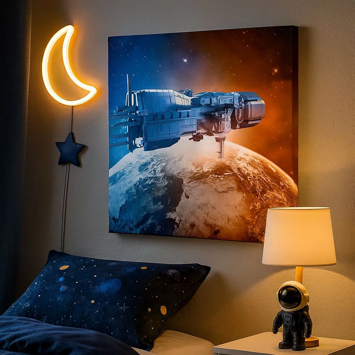 Canvas picture - Careful Observer - 30x30 cm