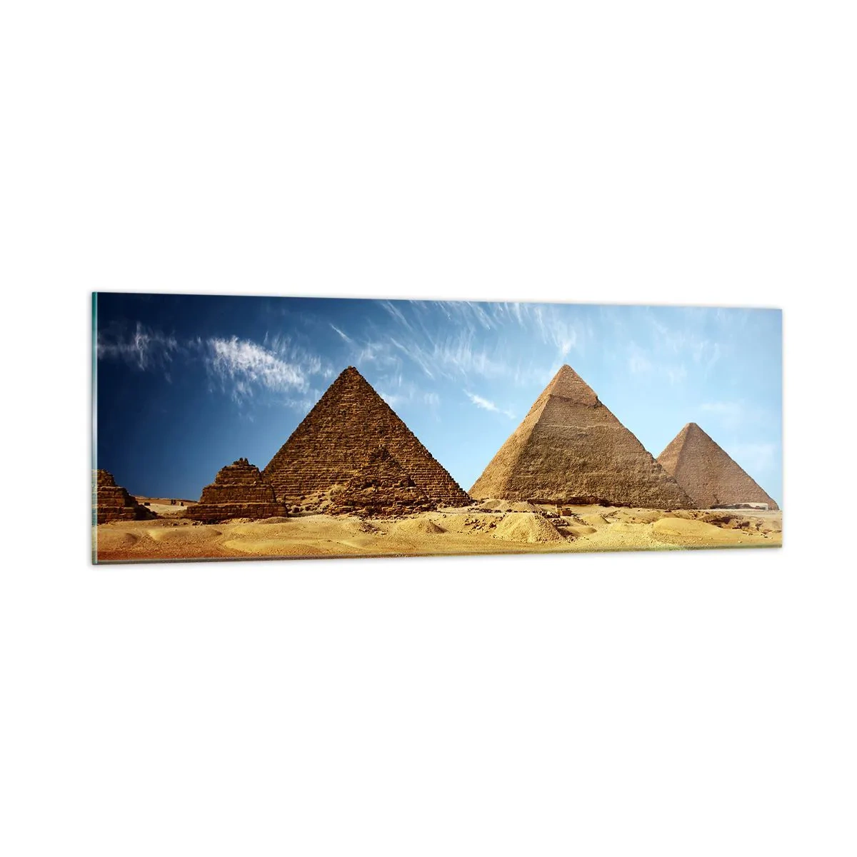 Glass picture - 40 Centuries Looking at Us - 90x30 cm