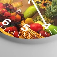 Clock face with numbers