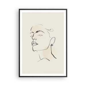 Poster in black frame - Proud Look - 70x100 cm