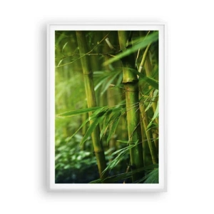 Poster in white frmae - Getting to Know the Green - 70x100 cm