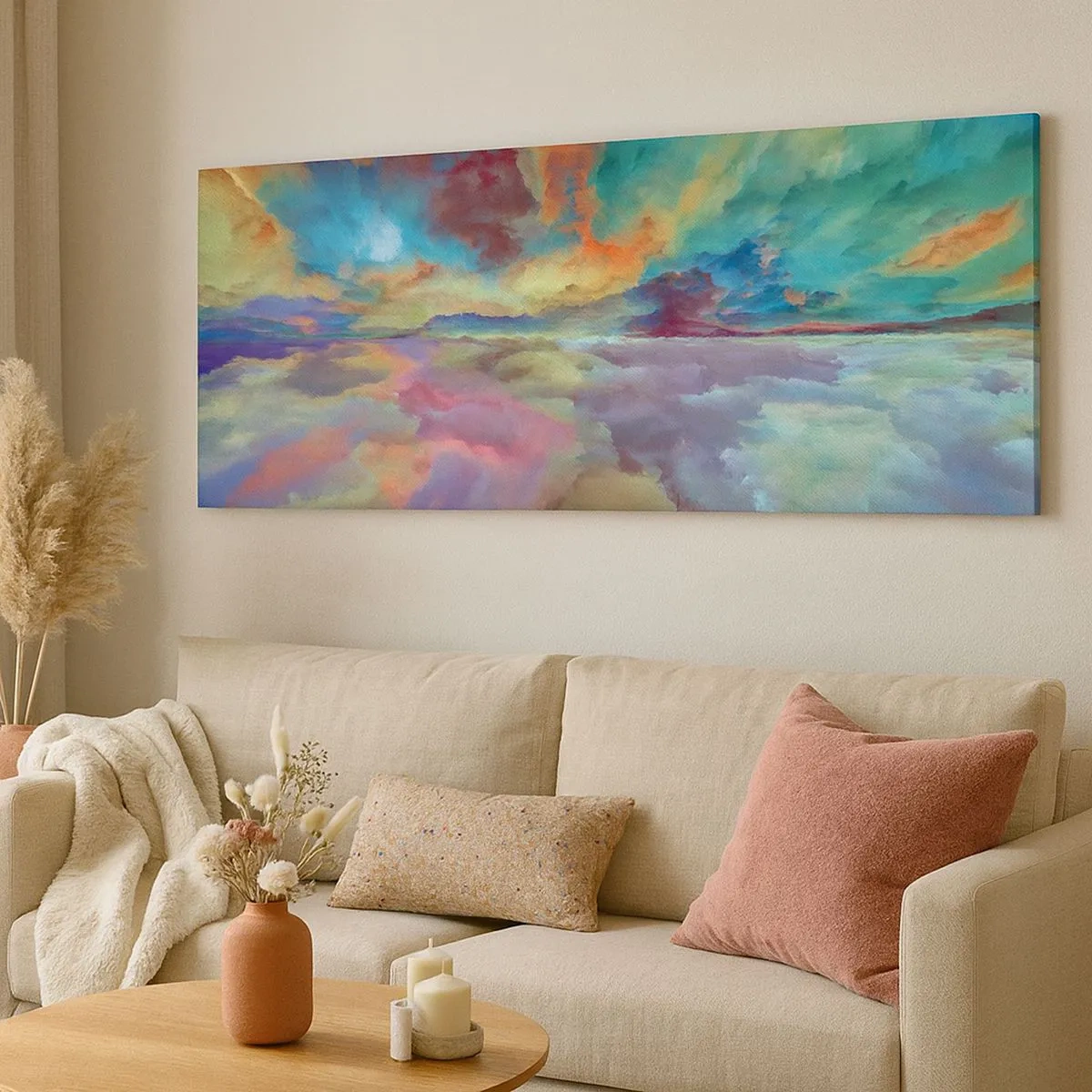 Canvas picture - Two Skies - 100x40 cm