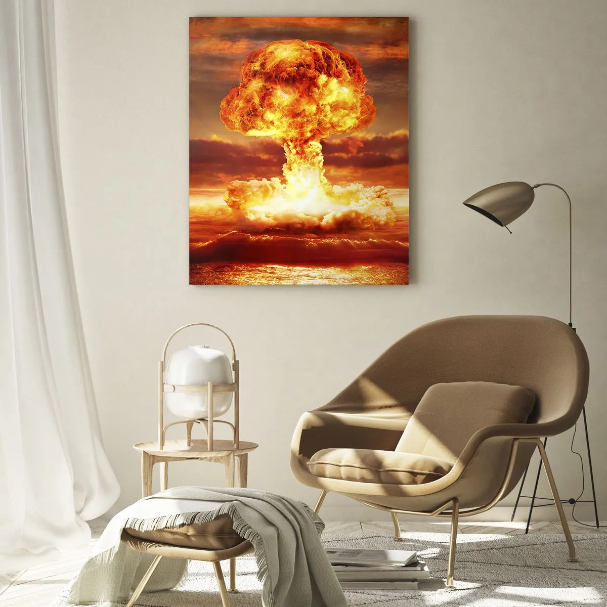 Glass picture - And the End Will Come - 50x70 cm