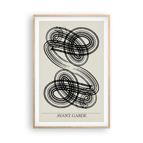 Poster in light oak frame - Spontaneous Result - 61x91 cm