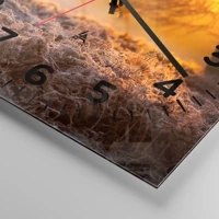 Clock face with numbers