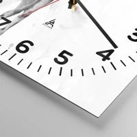 Clock face with numbers