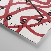 Clock face with numbers