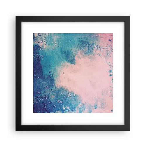 Poster in black frame - Blue Hug - 30x30 cm