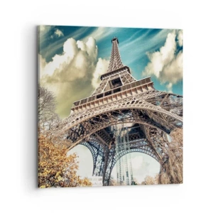 Canvas picture - And in Autumn in Paris… - 70x70 cm