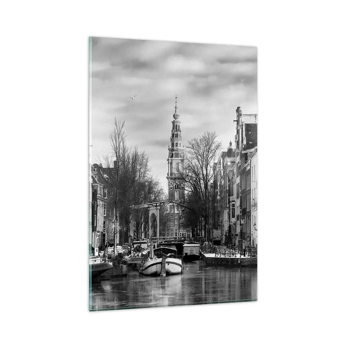 Glass picture - Amsterdam Atmosphere - 80x120 cm