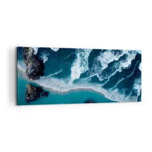 Canvas picture - Envelopped by Waves - 100x40 cm
