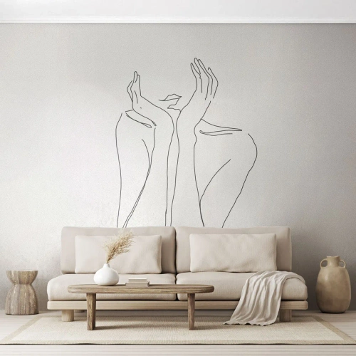 Photo Wallpaper Premium Canvas - What Girls Are Dreaming of - Woman, Graphics, Piece - 250x175 cm