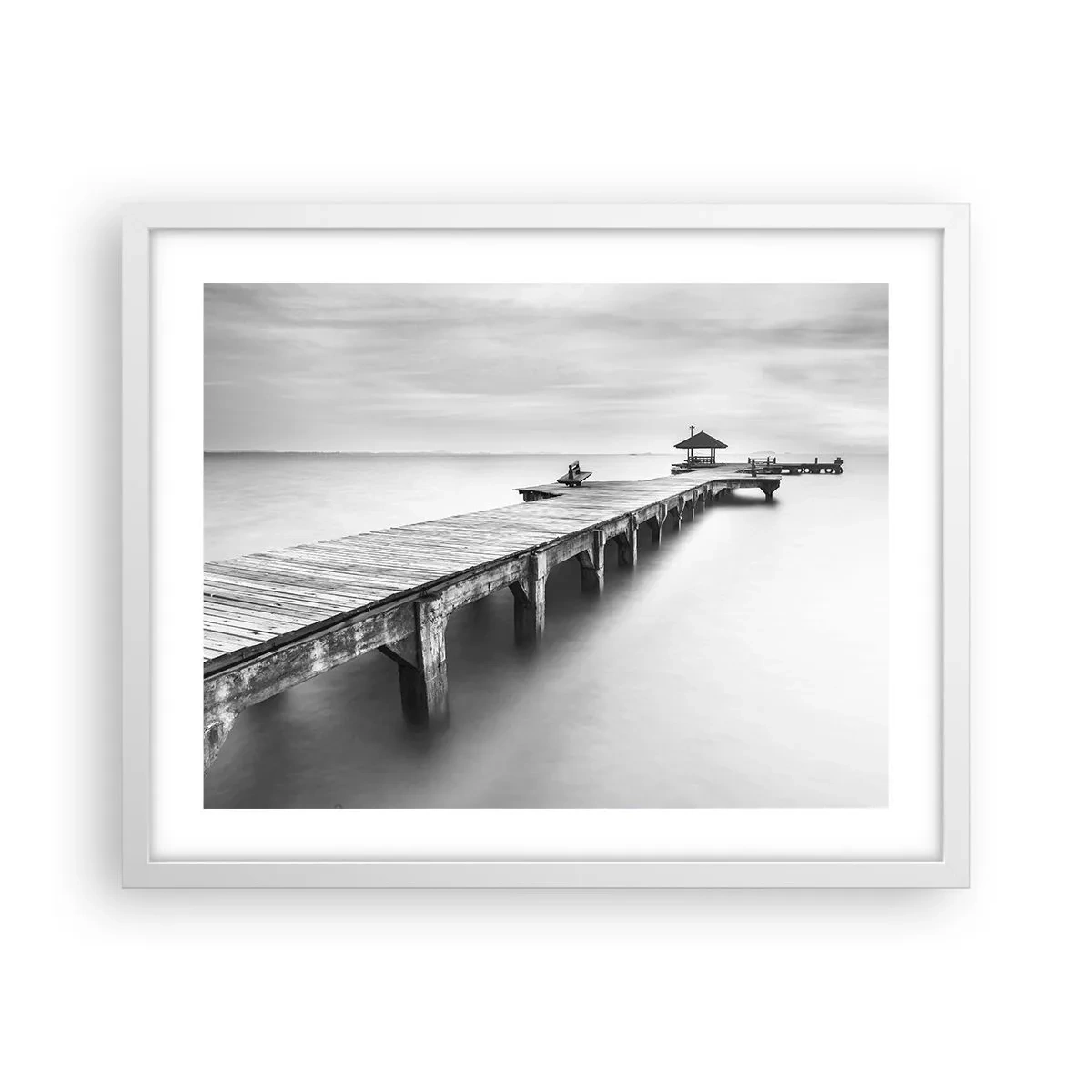Poster in white frmae - Into the Distance - 50x40 cm