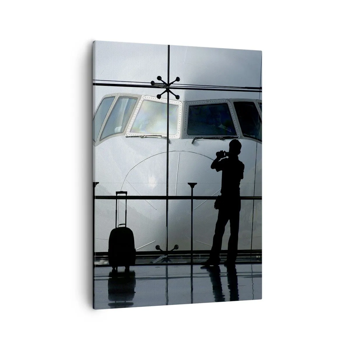 Canvas picture - Via a Vis at the Aiport - 50x70 cm