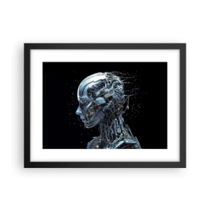 Poster in black frame - Technology Is a Woman - 40x30 cm