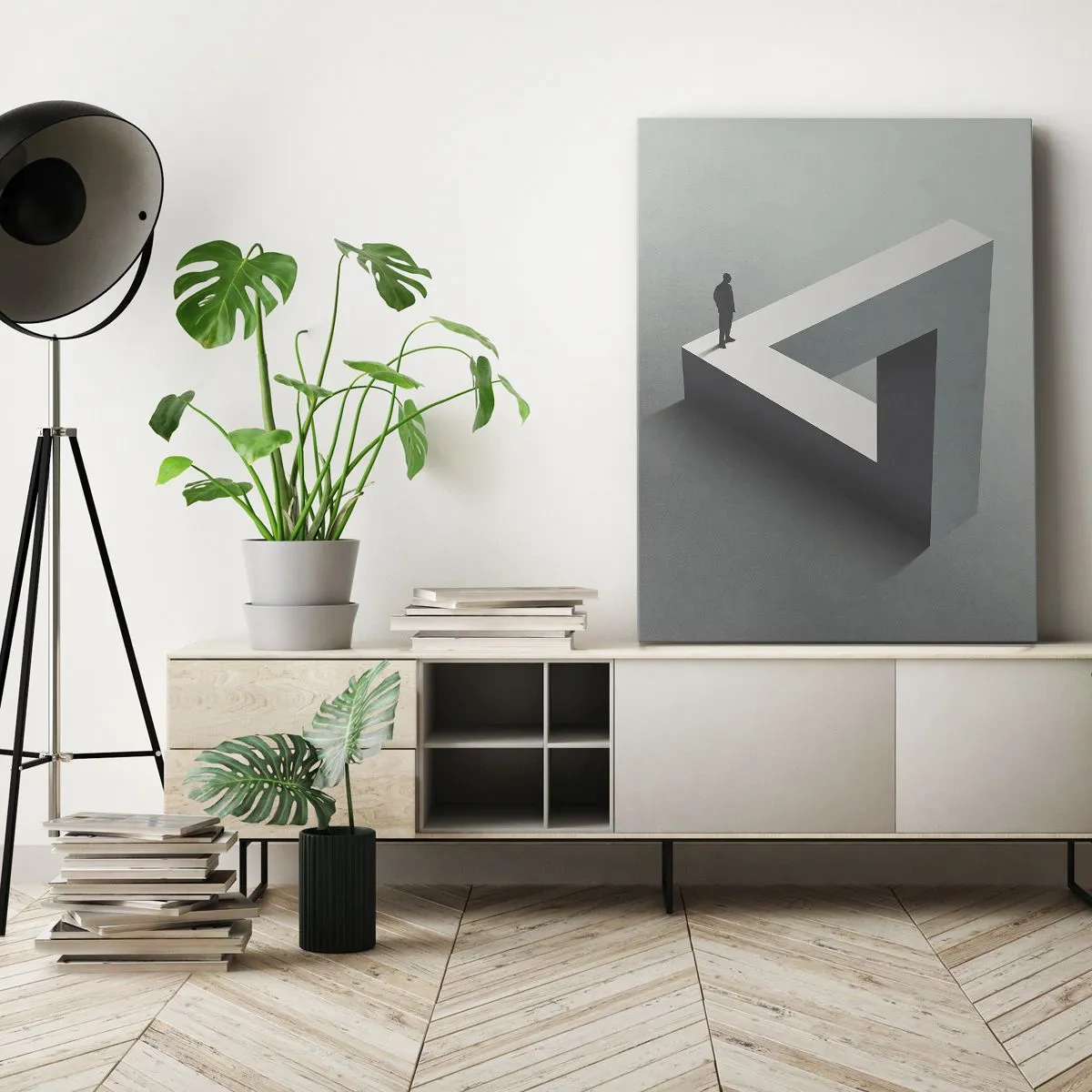Canvas picture - And Yet It Is Possible - 50x70 cm