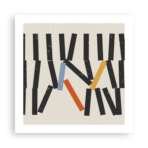 Poster - Domino - Composition - 50x50 cm