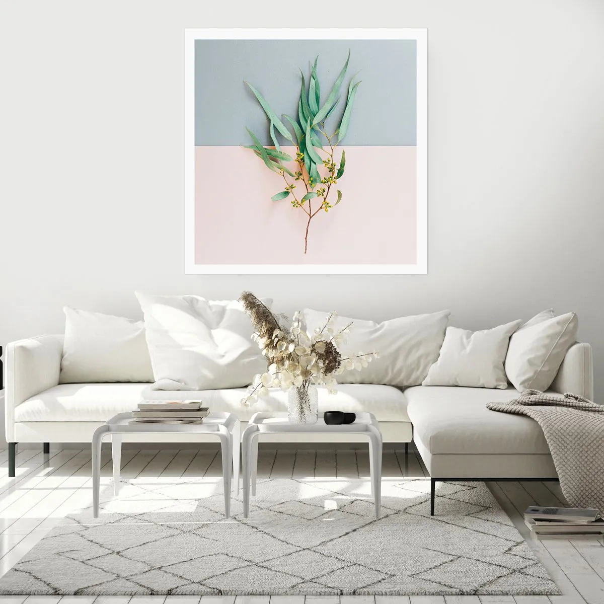 Poster - Pastel Subtlety - 60x60 cm