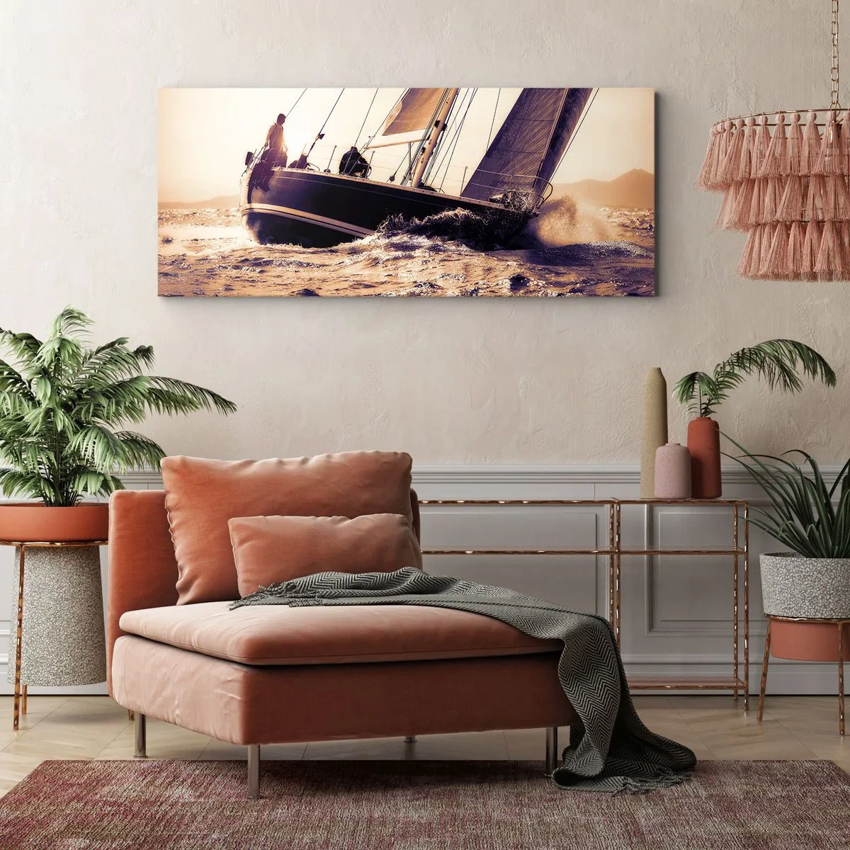 Canvas picture - Sail, Sailor - 140x50 cm