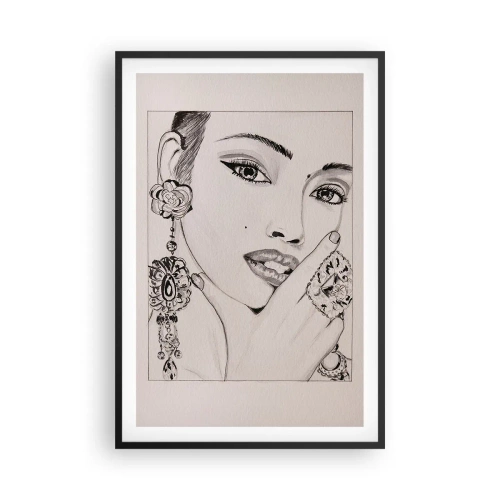 Poster in black frame - Most Beautiful Gem - 61x91 cm