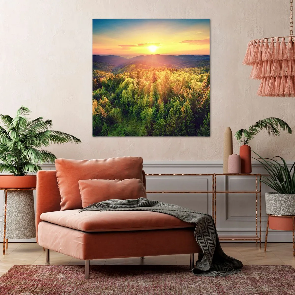 Canvas picture - Peaks and Summits - 40x40 cm
