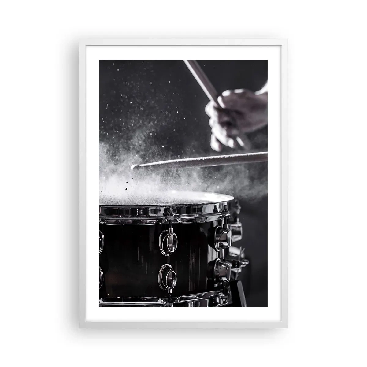 Poster in white frmae - Pulse of Music - 50x70 cm