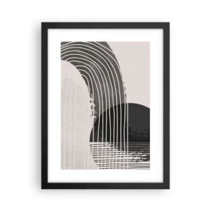 Poster in black frame - There and Back - 30x40 cm