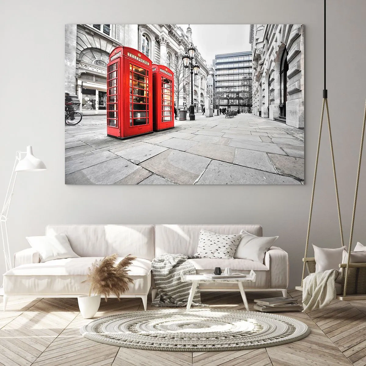 Glass picture - Welcome to London - 100x70 cm