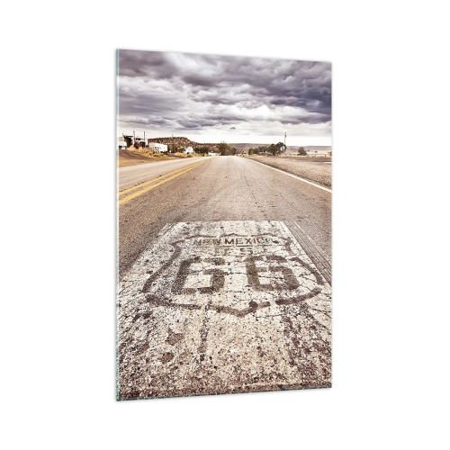 Glass picture - Mother Road - American Legend - 70x100 cm