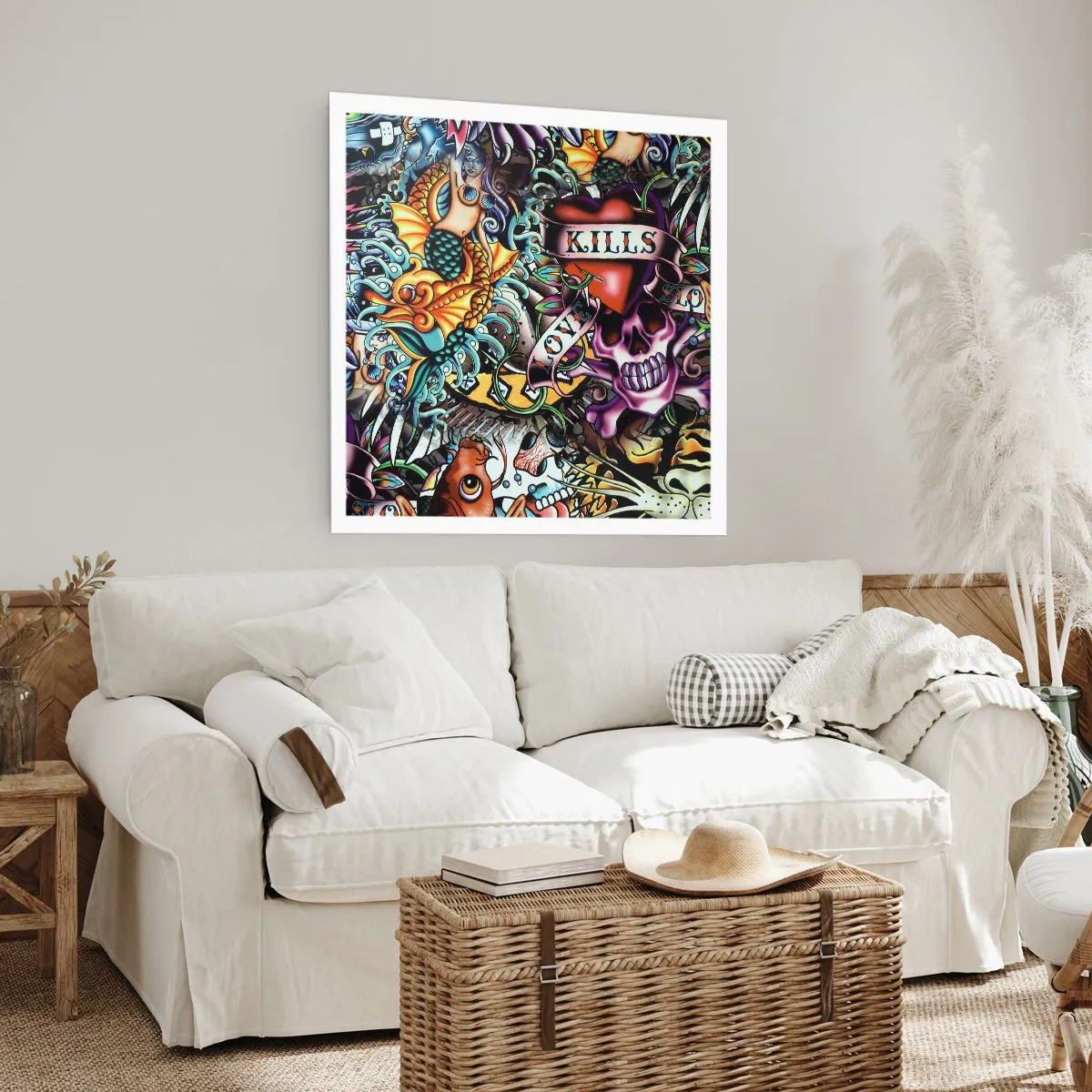 Poster - Dream of a Tattoo Artist - 40x40 cm