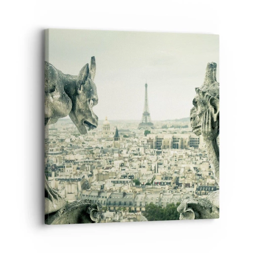 Canvas picture - Parisian Talks - 30x30 cm