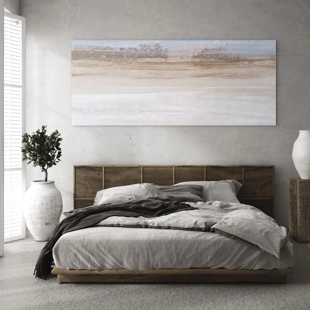 Glass picture - Ambiguous Landscape - 90x30 cm