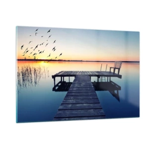 Glass picture - It Was a Good Day - 120x80 cm