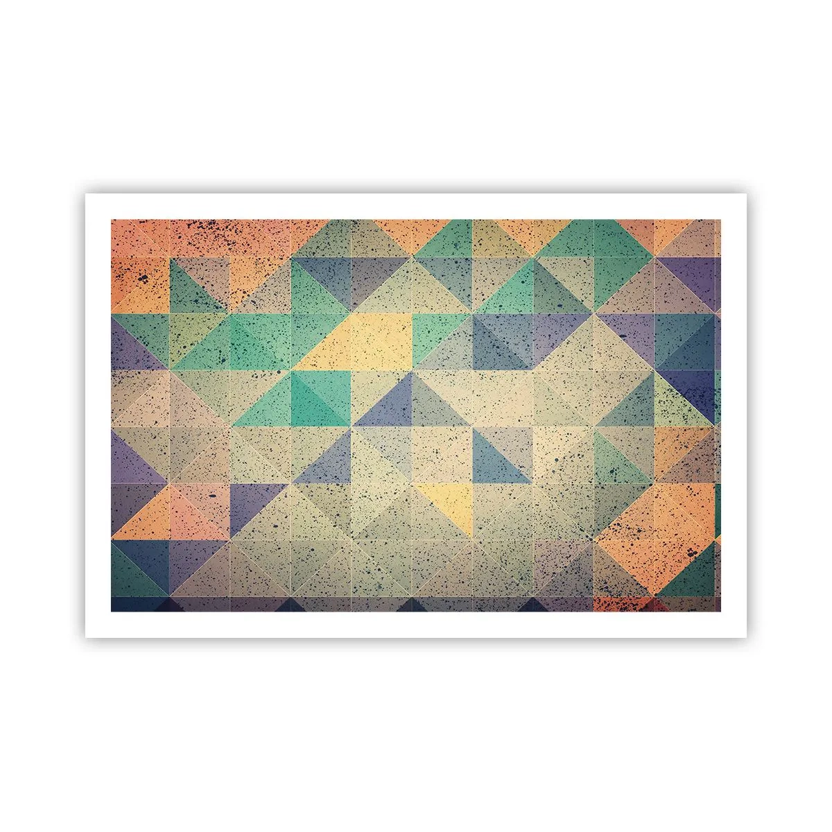 Poster - The Republic of Triangles - 91x61 cm