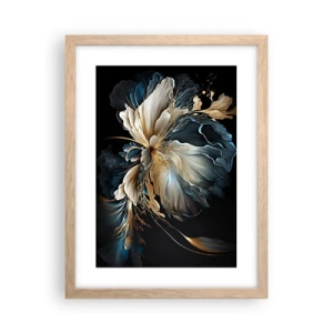 Poster in light oak frame - Fairy Tale World of Ferns - 30x40 cm