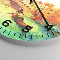 Clock face with numbers